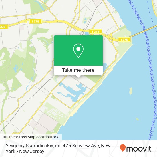 Mapa de Yevgeniy Skaradinskiy, do, 475 Seaview Ave