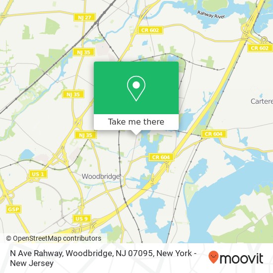 N Ave Rahway, Woodbridge, NJ 07095 map