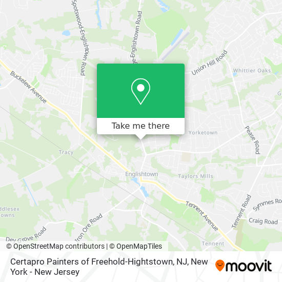 Certapro Painters of Freehold-Hightstown, NJ map