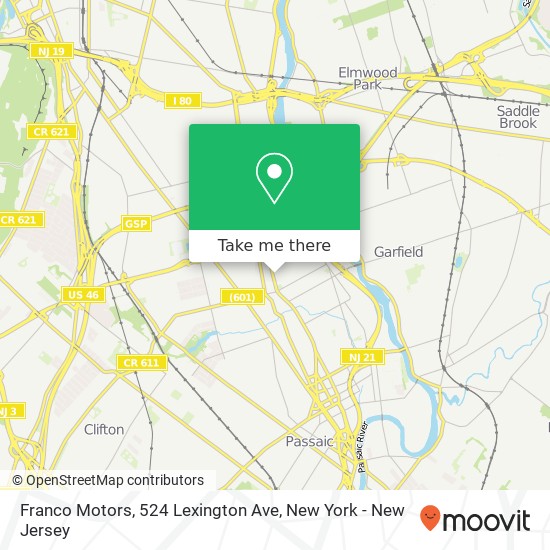 Franco Motors, 524 Lexington Ave map