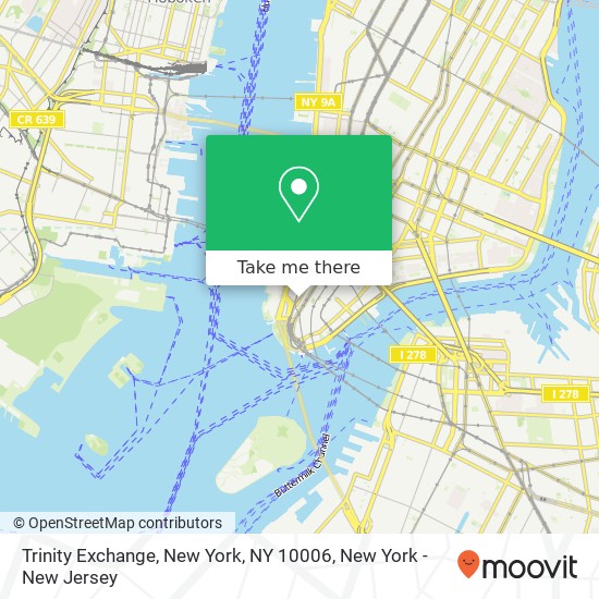 Trinity Exchange, New York, NY 10006 map