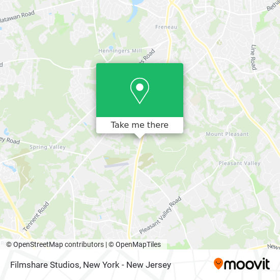 Filmshare Studios map