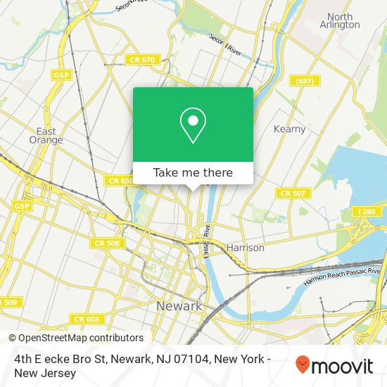 4th E ecke Bro St, Newark, NJ 07104 map