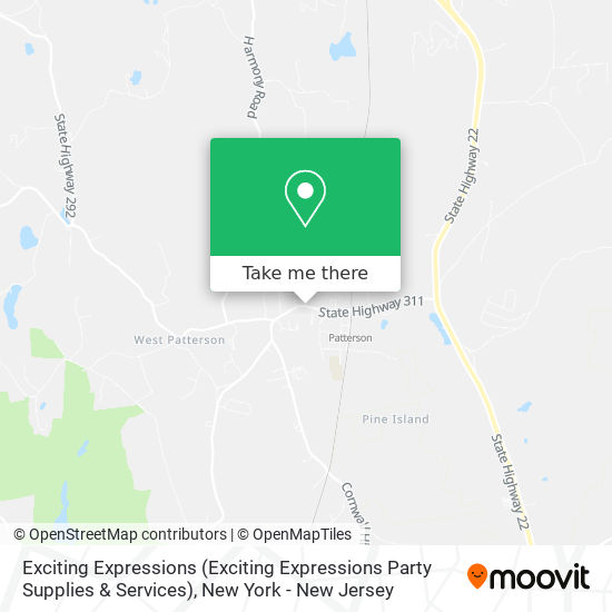 Mapa de Exciting Expressions (Exciting Expressions Party Supplies & Services)