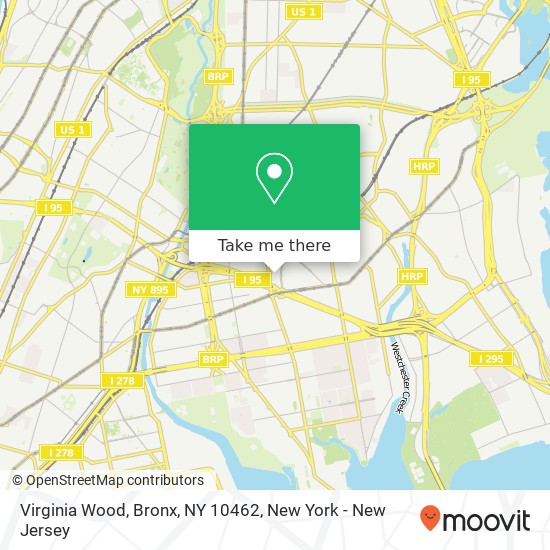 Virginia Wood, Bronx, NY 10462 map