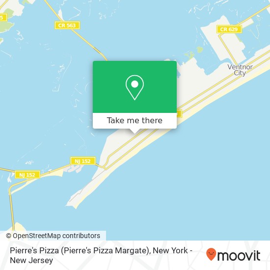 Pierre's Pizza map