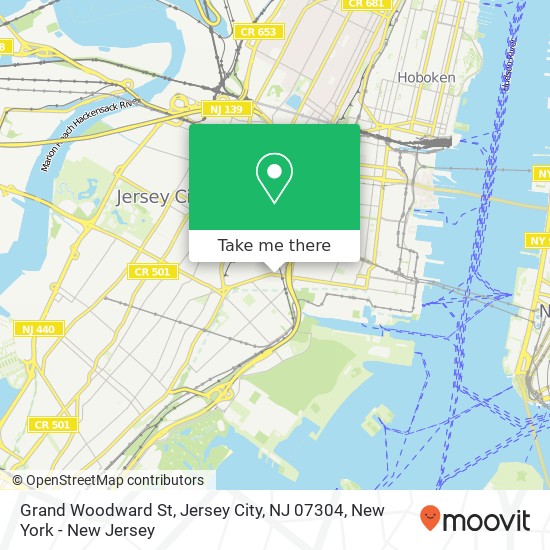 Grand Woodward St, Jersey City, NJ 07304 map