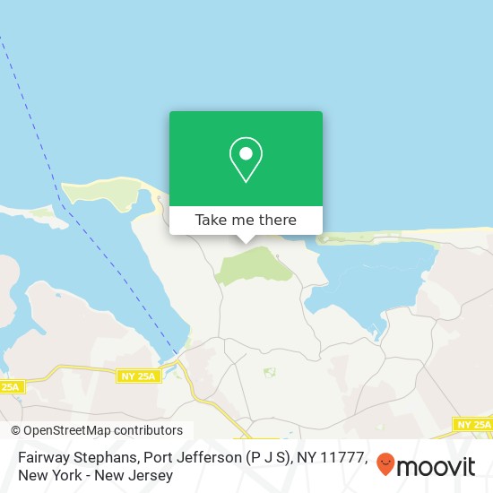 Fairway Stephans, Port Jefferson (P J S), NY 11777 map