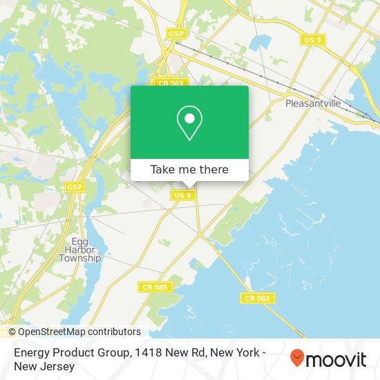 Mapa de Energy Product Group, 1418 New Rd