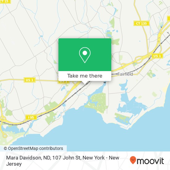 Mapa de Mara Davidson, ND, 107 John St