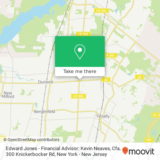 Edward Jones - Financial Advisor: Kevin Neaves, Cfa, 300 Knickerbocker Rd map