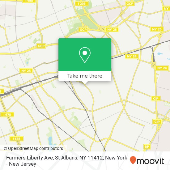 Mapa de Farmers Liberty Ave, St Albans, NY 11412