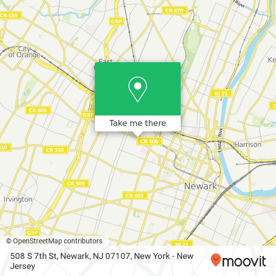 508 S 7th St, Newark, NJ 07107 map