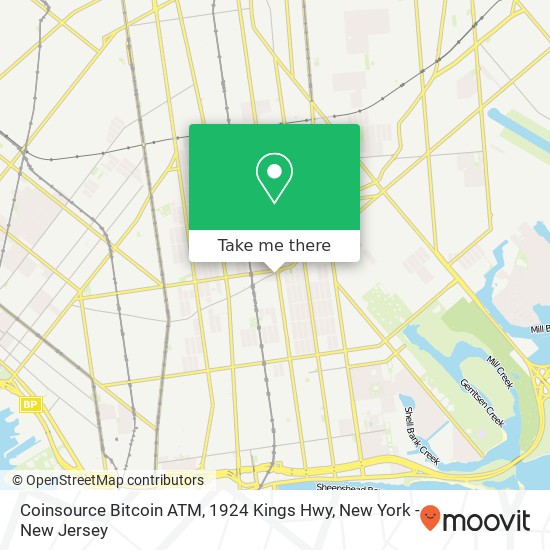Coinsource Bitcoin ATM, 1924 Kings Hwy map