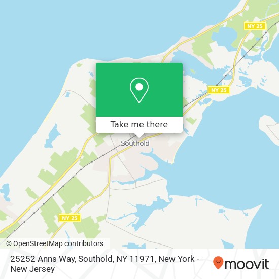 Mapa de 25252 Anns Way, Southold, NY 11971