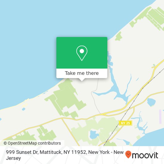Mapa de 999 Sunset Dr, Mattituck, NY 11952