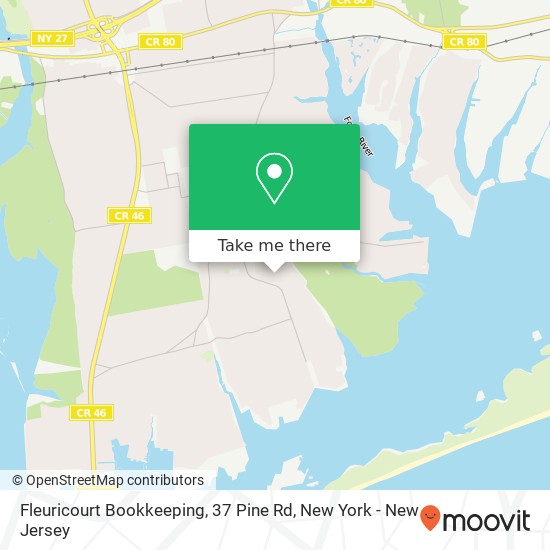 Fleuricourt Bookkeeping, 37 Pine Rd map