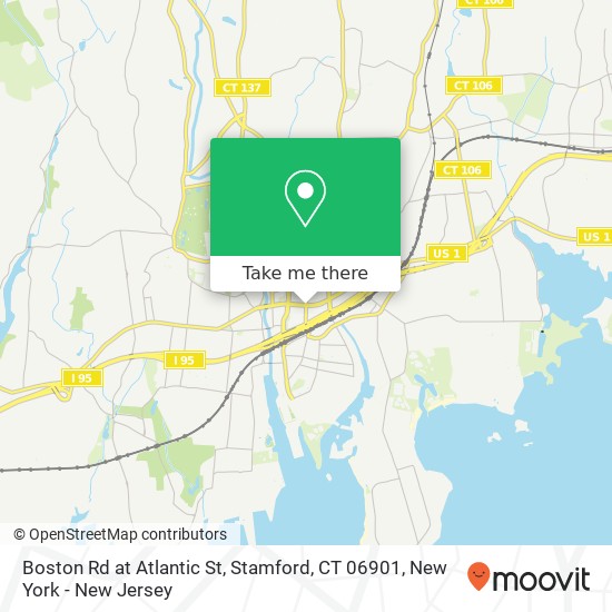 Boston Rd at Atlantic St, Stamford, CT 06901 map