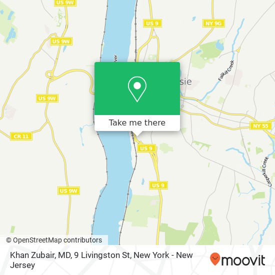 Mapa de Khan Zubair, MD, 9 Livingston St