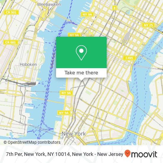 7th Per, New York, NY 10014 map