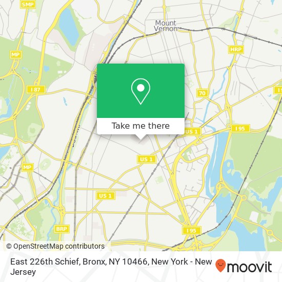 East 226th Schief, Bronx, NY 10466 map