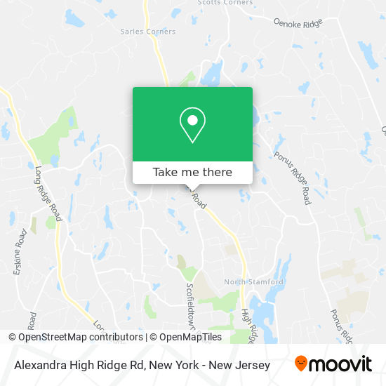 Alexandra High Ridge Rd map