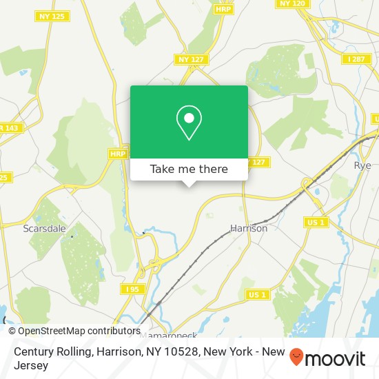 Century Rolling, Harrison, NY 10528 map