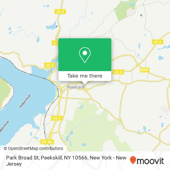 Mapa de Park Broad St, Peekskill, NY 10566