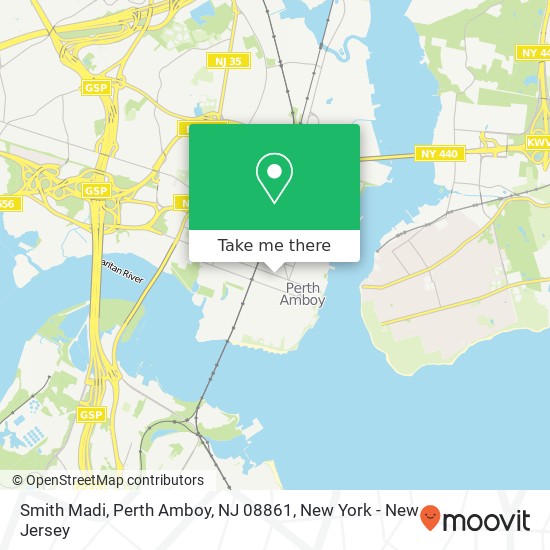 Mapa de Smith Madi, Perth Amboy, NJ 08861