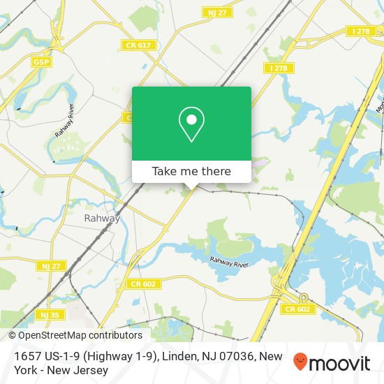 1657 US-1-9 (Highway 1-9), Linden, NJ 07036 map