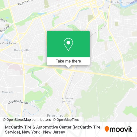 Mapa de McCarthy Tire & Automotive Center (McCarthy Tire Service)