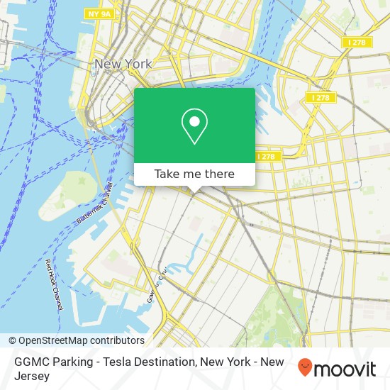 Mapa de GGMC Parking - Tesla Destination