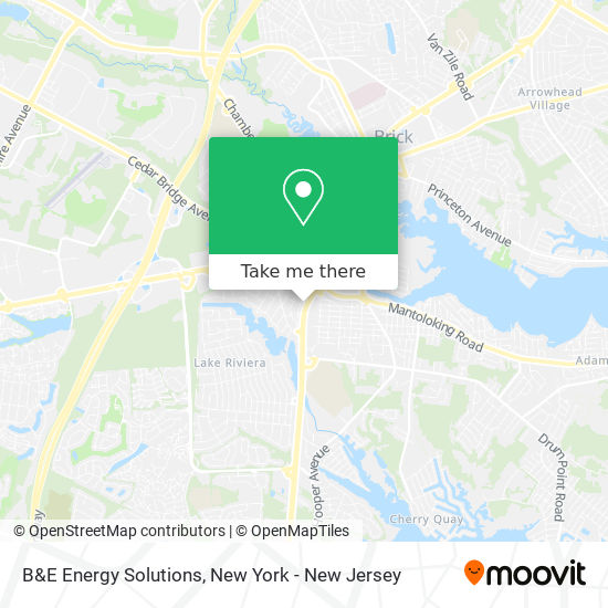 B&E Energy Solutions map