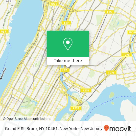 Grand E St, Bronx, NY 10451 map