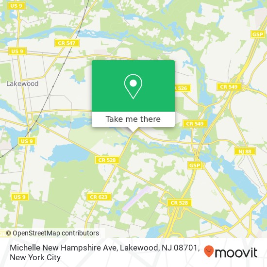 Michelle New Hampshire Ave, Lakewood, NJ 08701 map