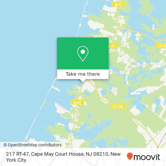 217 RT-47, Cape May Court House, NJ 08210 map