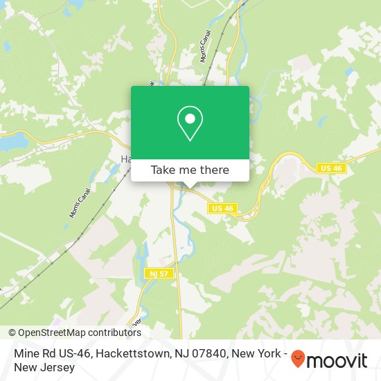 Mine Rd US-46, Hackettstown, NJ 07840 map