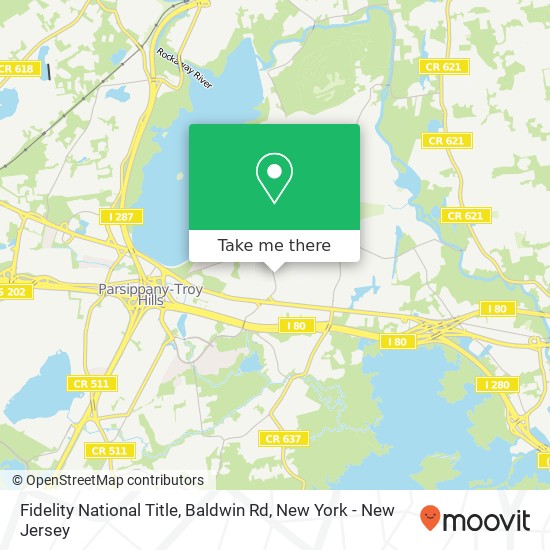 Mapa de Fidelity National Title, Baldwin Rd