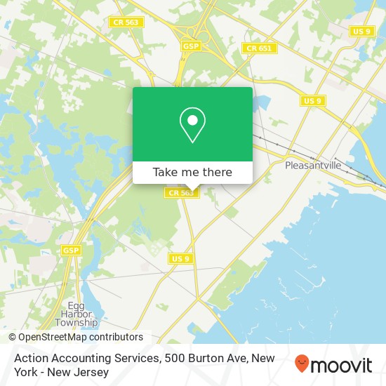 Action Accounting Services, 500 Burton Ave map