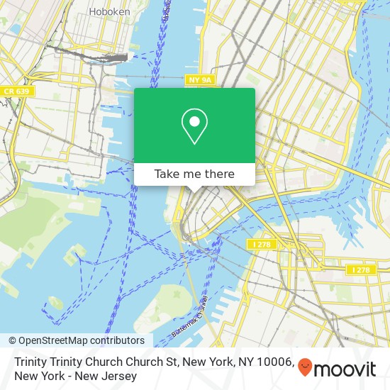 Mapa de Trinity Trinity Church Church St, New York, NY 10006