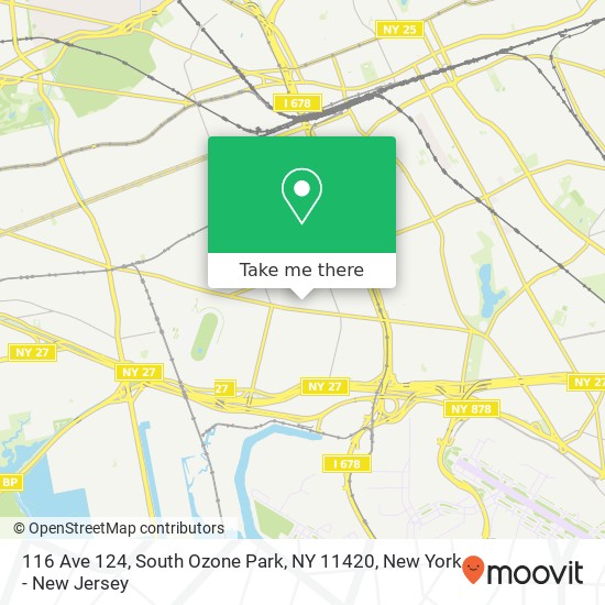 Mapa de 116 Ave 124, South Ozone Park, NY 11420