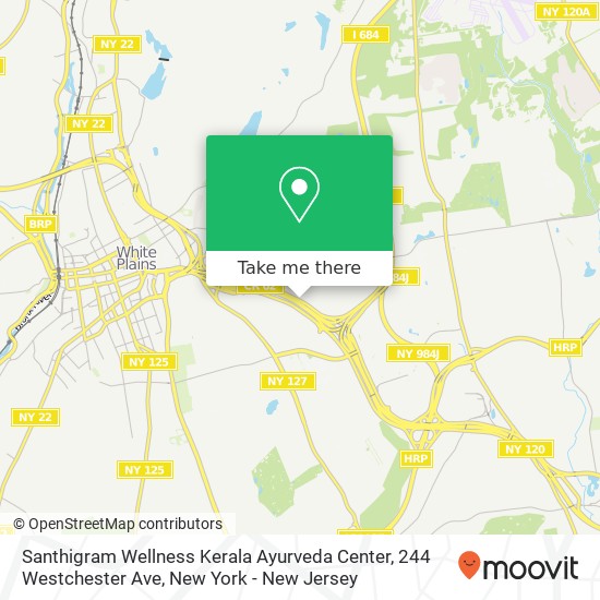 Santhigram Wellness Kerala Ayurveda Center, 244 Westchester Ave map