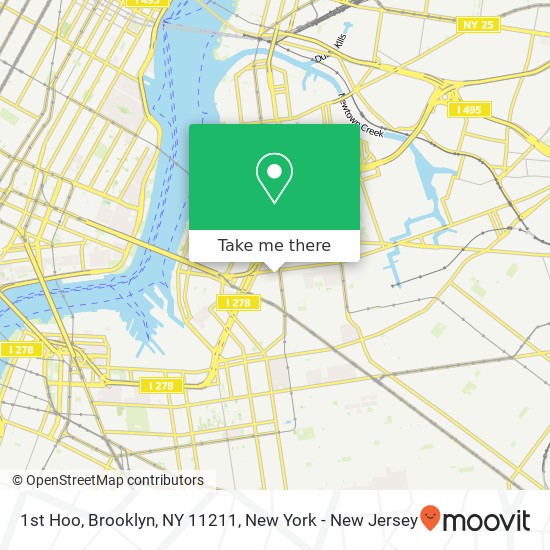Mapa de 1st Hoo, Brooklyn, NY 11211