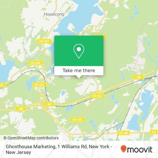 Mapa de Ghosthouse Marketing, 1 Williams Rd