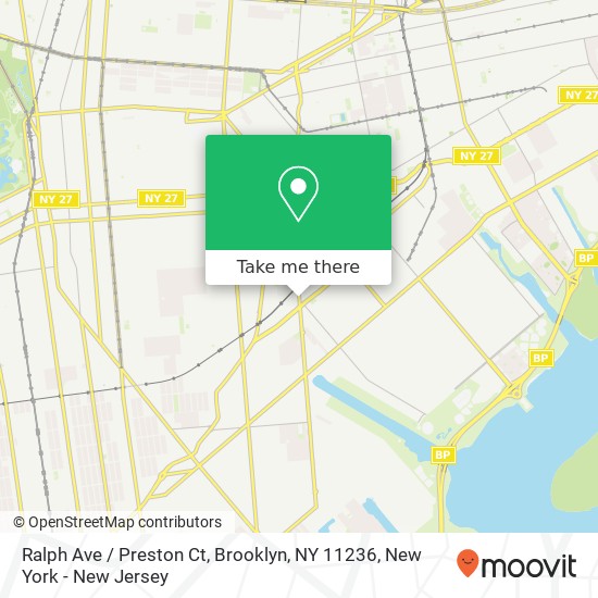 Ralph Ave / Preston Ct, Brooklyn, NY 11236 map