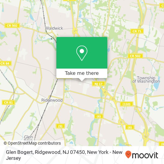 Glen Bogert, Ridgewood, NJ 07450 map
