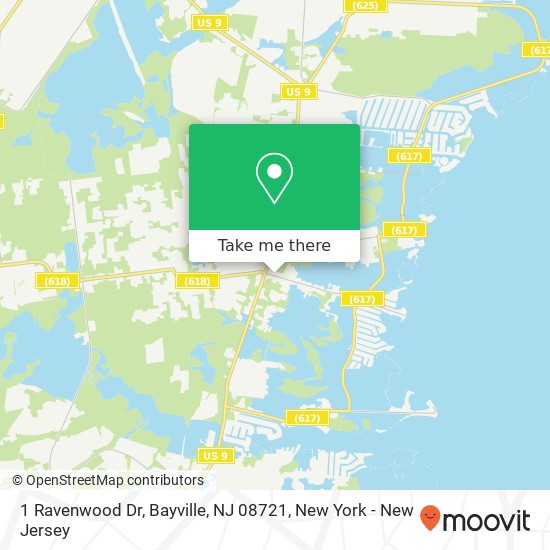 1 Ravenwood Dr, Bayville, NJ 08721 map