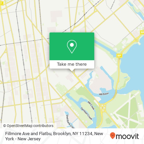 Fillmore Ave and Flatbu, Brooklyn, NY 11234 map