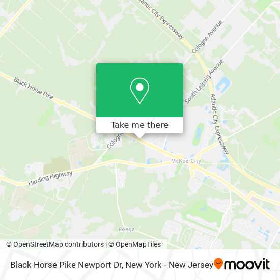 Mapa de Black Horse Pike Newport Dr