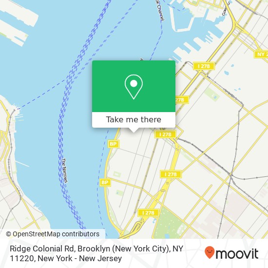 Ridge Colonial Rd, Brooklyn (New York City), NY 11220 map